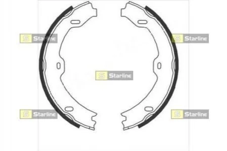 <strong>Гальмівні колодки барабанні STARLINE BC 09020 (фото 1)</strong>