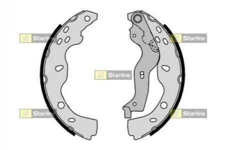 Гальмівні колодки барабанні для Suzuki, Fiat STARLINE BC 09190 фото товару