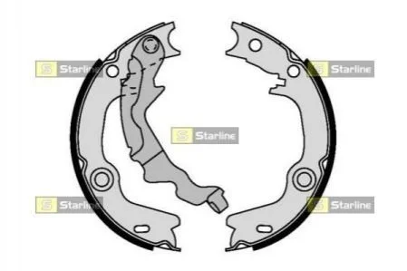 <strong>Гальмівні колодки барабанні STARLINE BC 09440 (фото 1)</strong>