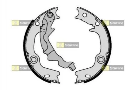 Тормозные колодки барабанные для STARLINE BC 09440 фото товара