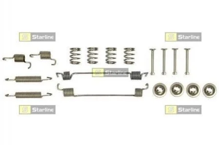 Рем-кт гальмівних колодок для Fiat, Peugeot, Renault, Ford, Abarth STARLINE BC PR17 фото товару