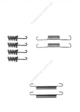 <strong>Рем-кт гальмівних колодок STARLINE BC PR39 (фото 1)</strong>