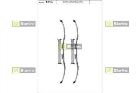 Датчик зносу колодок для Volkswagen, Mercedes STARLINE BD PR08 фото товару