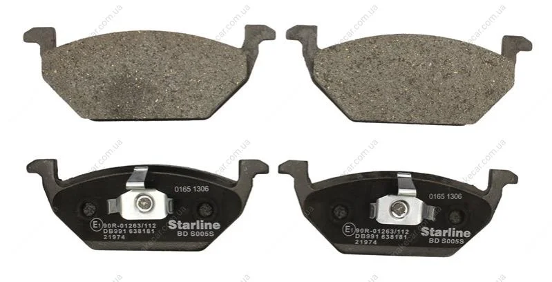 <strong>Гальмівні колодки дискові STARLINE BD S005S (фото 1)</strong>