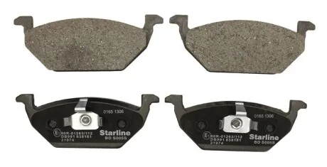 Гальмівні колодки дискові для STARLINE BD S005S фото товару