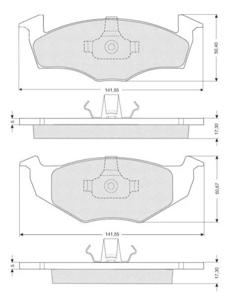 <strong>Тормозные колодки дисковые STARLINE BD S006S (фото 1)</strong>