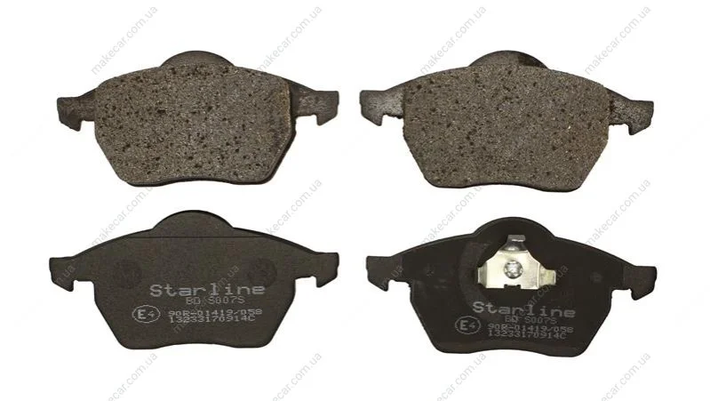 <strong>Гальмівні колодки дискові STARLINE BD S007S (фото 1)</strong>