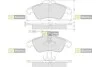 <strong>Тормозные колодки дисковые STARLINE BD S054 (фото 1)</strong>
