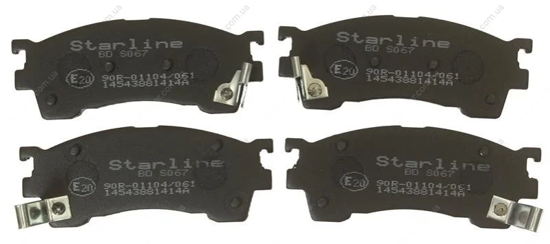 <strong>Гальмівні колодки дискові STARLINE BD S067 (фото 1)</strong>