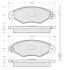 <strong>Тормозные колодки дисковые STARLINE BD S085 (фото 1)</strong>