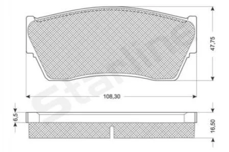 <strong>Гальмівні колодки дискові STARLINE BD S177 (фото 1)</strong>