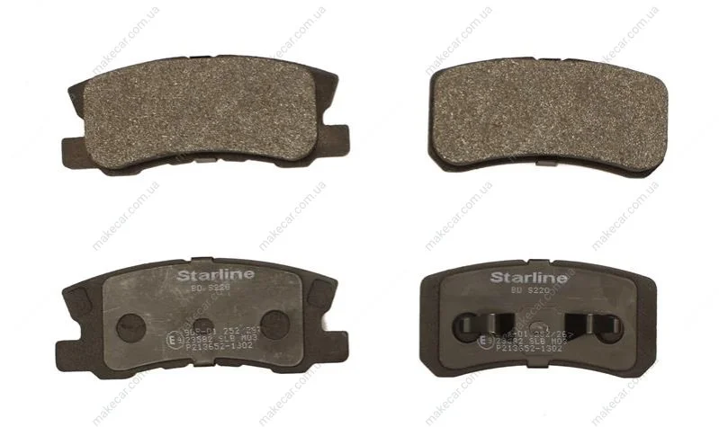 <strong>Гальмівні колодки дискові STARLINE BD S220 (фото 1)</strong>