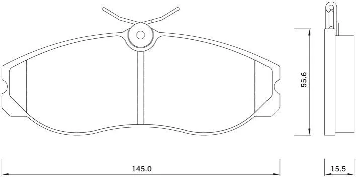 <strong>Гальмівні колодки дискові STARLINE BD S257 (фото 1)</strong>