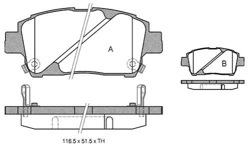 <strong>Гальмівні колодки дискові STARLINE BD S321 (фото 1)</strong>