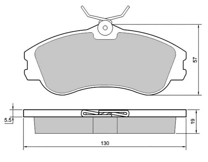 <strong>Гальмівні колодки дискові STARLINE BD S374 (фото 1)</strong>
