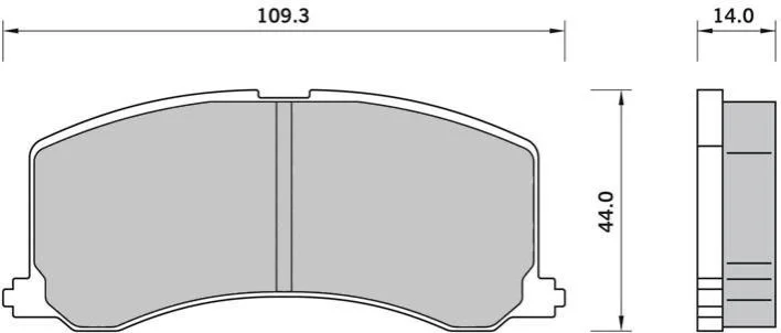 <strong>Гальмівні колодки дискові STARLINE BD S413 (фото 1)</strong>