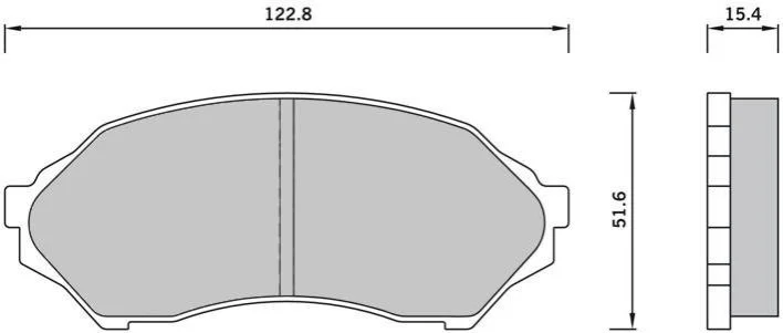 <strong>Гальмівні колодки дискові STARLINE BD S421 (фото 1)</strong>