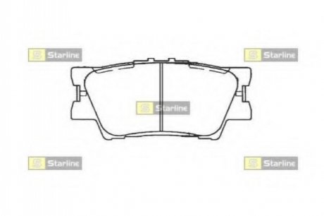 Тормозные колодки дисковые STARLINE BD S473 фото товара