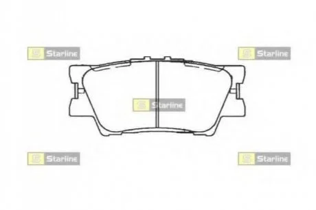 Тормозные колодки дисковые для Toyota, Lexus STARLINE BD S473 фото товара