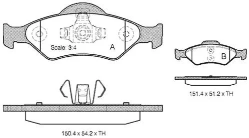 <strong>Гальмівні колодки дискові STARLINE BD S824P (фото 1)</strong>