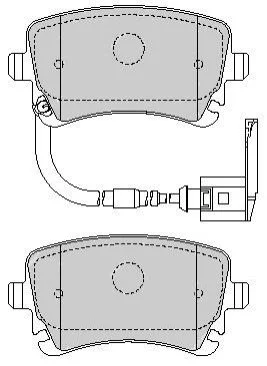 <strong>Тормозные колодки дисковые STARLINE BD S826P (фото 1)</strong>