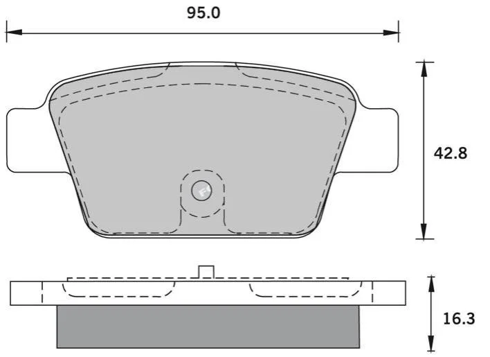 <strong>Гальмівні колодки дискові STARLINE BD S836P (фото 1)</strong>