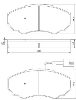 Тормозные колодки дисковые для Peugeot, Citroen, Fiat STARLINE BD S839P фото товара
