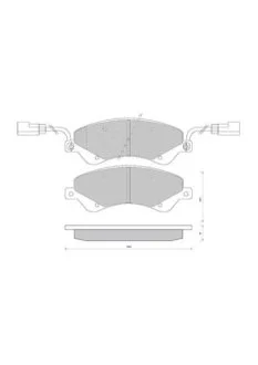Тормозные колодки дисковые для STARLINE BD S849P фото товара