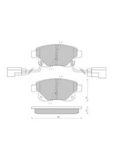 Тормозные колодки дисковые для STARLINE BD S850P фото товара