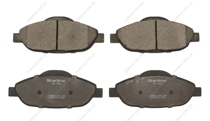 <strong>Гальмівні колодки дискові STARLINE BD S856P (фото 1)</strong>