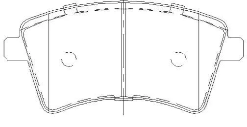 <strong>Гальмівні колодки дискові STARLINE BD S857P (фото 1)</strong>