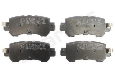 <strong>Гальмівні колодки дискові STARLINE BD S873 (фото 1)</strong>