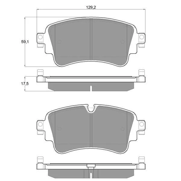 <strong>Гальмівні колодки дискові STARLINE BD S998 (фото 1)</strong>