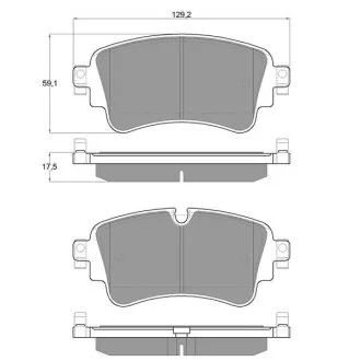 Гальмівні колодки дискові для STARLINE BD S998 фото товару