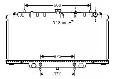 <strong>Радиатор охлаждения STARLINE DN2264 (фото 1)</strong>