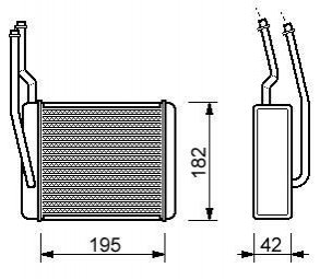 Радиатор отопления STARLINE FD6272 (фото 1)