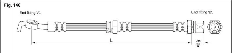 <strong>Гальмівний шланг STARLINE HA ST.1064 (фото 1)</strong>