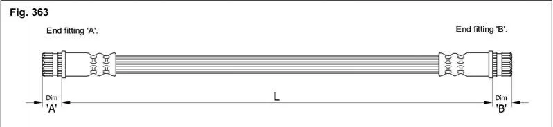<strong>Гальмівний шланг STARLINE HA ST.1110 (фото 1)</strong>