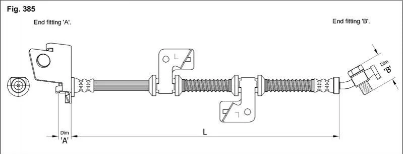 <strong>Гальмівний шланг STARLINE HA ST.1143 (фото 1)</strong>