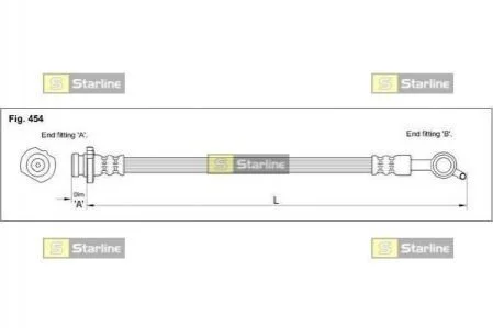 Гальмівний шланг для Nissan STARLINE HA ST.1204 фото товару
