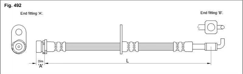 <strong>Гальмівний шланг STARLINE HA ST.1231 (фото 1)</strong>