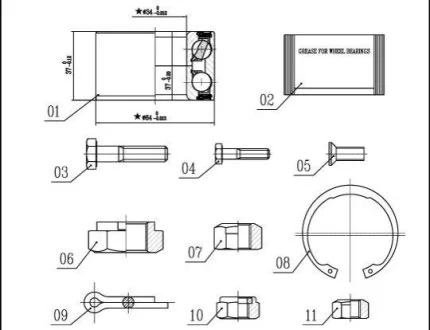 Підшипник колісний для Volkswagen, Audi, Fiat STARLINE LO 00593 фото товару
