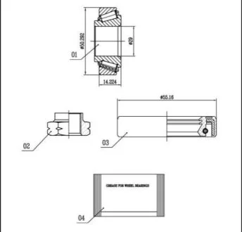 Підшипник колісний для Mazda, Ford STARLINE LO 01333 фото товару