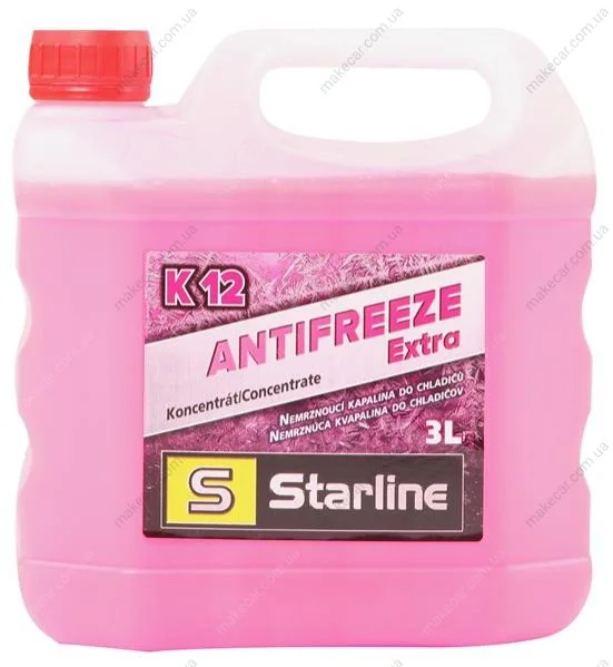 <strong>Охолоджуюча рідина G12+ 3л. STARLINE NA K12-3 (фото 1)</strong>