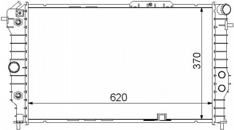 Радіатор охолодження STARLINE OLA2173 фото товару