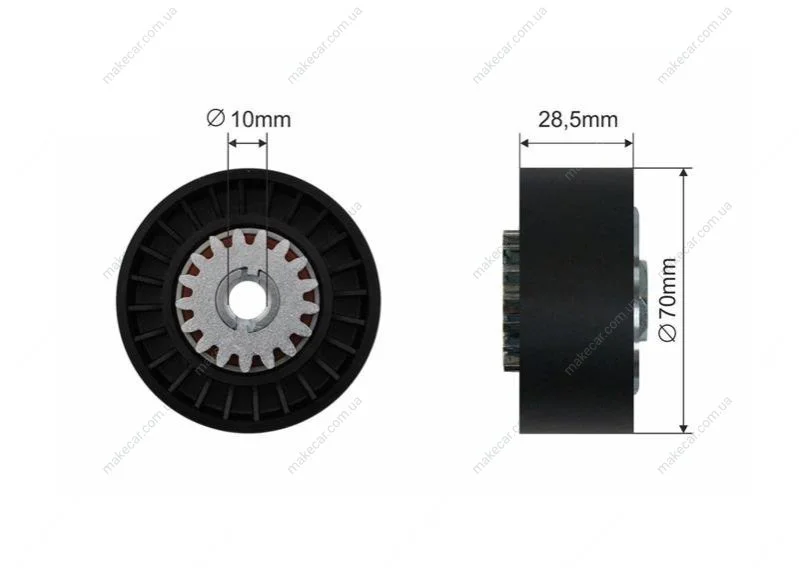 <strong>Натяжний ролик STARLINE RS X00144P (фото 1)</strong>