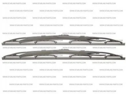 Комплект склоочисників / каркасні / 530 • 480 мм. / для Seat, Volkswagen, Lancia, Alfa Romeo, Skoda STARLINE ST SR5348 фото товару