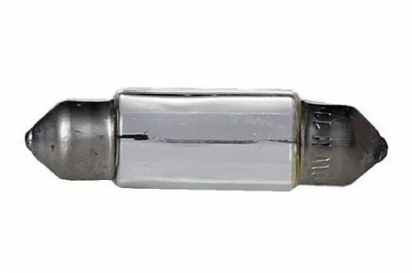 Лампа розжарювання 12V C10W T11x38 SV8.5-8 (38мм) салон, ном.знак (кратно 10) StartVOLT для СтартВОЛЬТ VL-SV8.5-12 фото товару