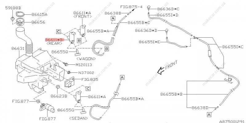 <strong>Мотор SUBARU 86611SG010 (фото 1)</strong>