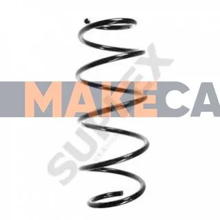 <strong>FIAT Пружина передняя L=393mm Punto II 99- SUPLEX 09151 (фото 1)</strong>
